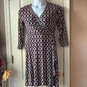 INC New Beautiful classic wrap dress